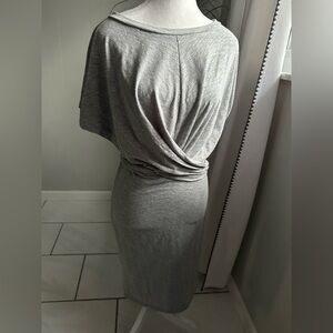 CBR Sophisticated Gray Backless Dress